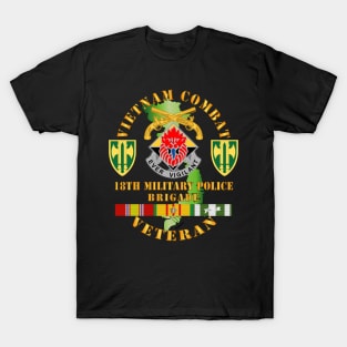 Vietnam Cbt Vet - 18th MP Bde DUI - SSI w VN SVC T-Shirt